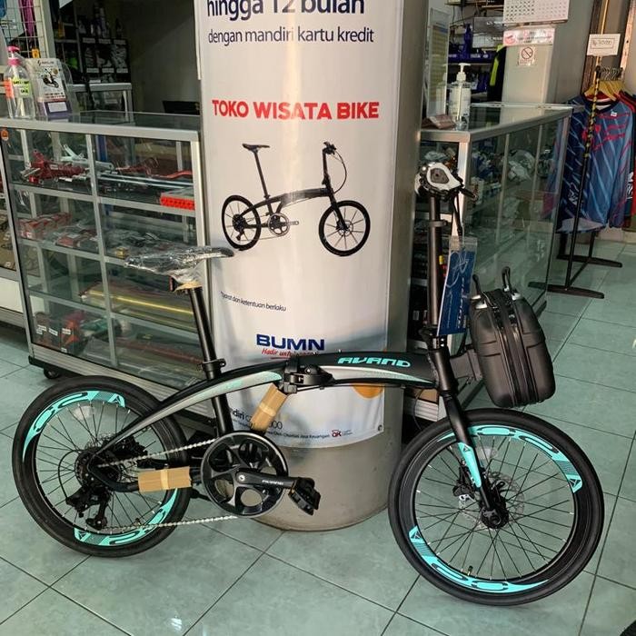 SEPEDA LIPAT 20 AVAND CHESTER VIII HIDROLIK + BAG