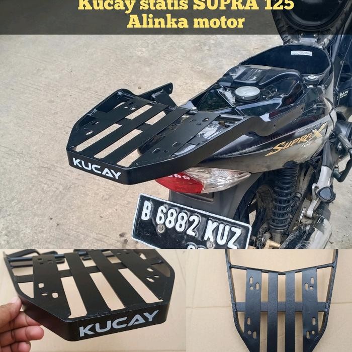 TERLARIS Breket Box HONDA SUPRA 125 LAMA REVO LAMA dudukan Box Motor