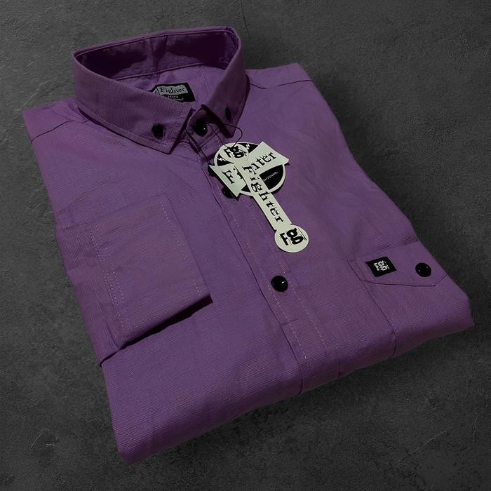 kemeja pria bahan cigarete baju hm lengan panjang bahan sigaret best seller *