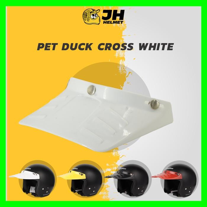 Pet Helm Panjang Duck Cross MX Osbe Original 100% Osbe Pet Bogo Retro Jual Helm Motorcycle