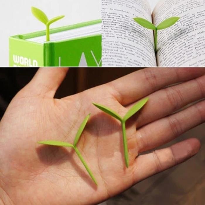 

DISKON JENNIFERDZ ool Supplies Sprout Bookmark Home Office Little Leaves READY STOCK