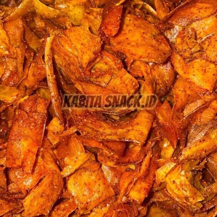 

Keripset 200 Gram( Kripik Singkong Pedas Renyah Asin Gurih - Snack, Food Murah ) Cemilan Keripik