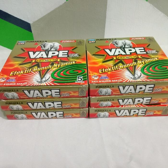 FAB0 Vape Obat Nyamuk Bakar Paket 6Box @150Gr Anti Nyamuk Bakar Tanpa Aerosol Insects Pemba
