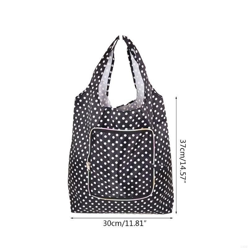 L8RF Foldable Handy Shopping Bags Printing Reusable Tote Recycle Storage Handba