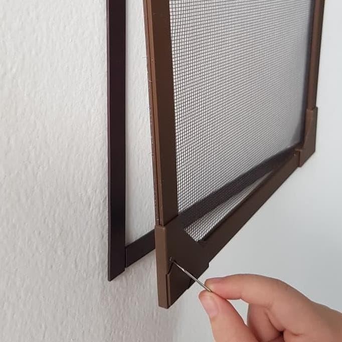 PREMIUM Kamux Diy 60X80 (All Size) Kawat Nyamuk Magnet Kasa Jendela Tirai -
