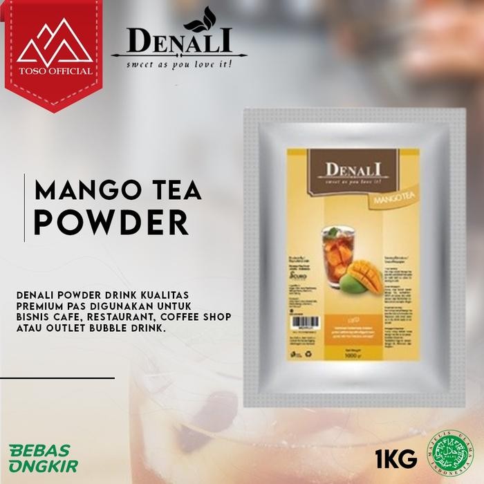 

Terlaris!! Denali Mango Tea Powder 1000 Gram Powder Teh Denali Rasa Mangga