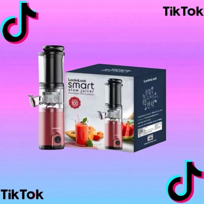 Locknlock Ejj143Red New Smart Slow Juicer - Red
