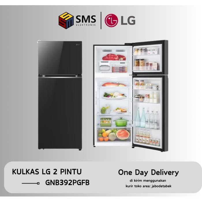 Lg Gn-B392Pgfb Kulkas 2 Pintu Gnb392 Gn-B392 392Pgfb Gnb392Pgfb // 392Pgfb