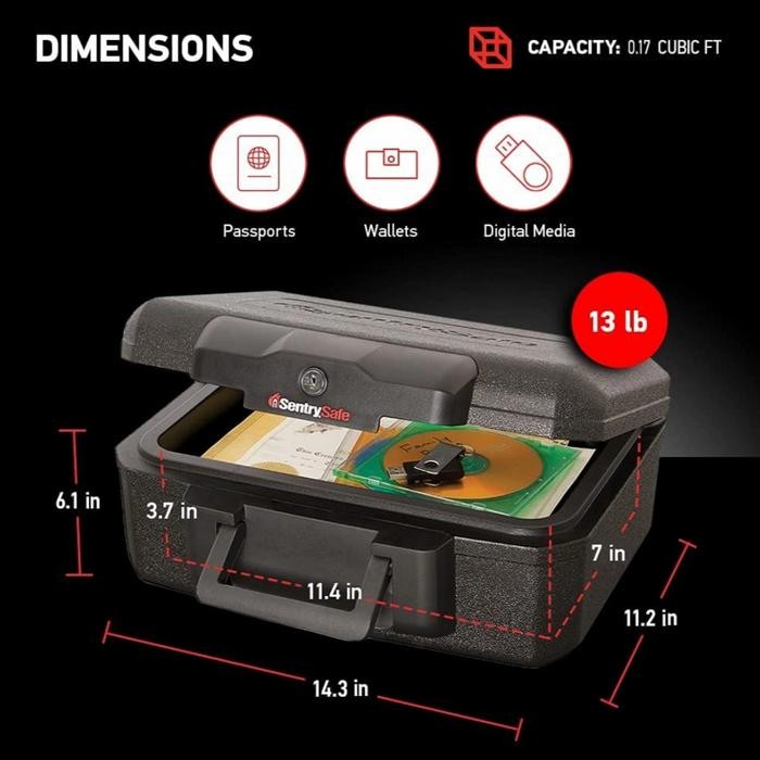 sentry safe brankas tahan api seri 1200 kode 1352