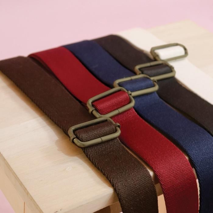 Sovlo Bag Strap Basic - Tali Panjang Polos Tas / Tali Tas Adjustable Wanita - Tas Kulit Cewek