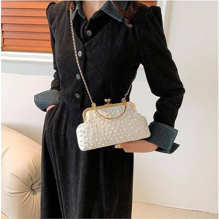 Korea Bag Tas Pesta Mutiara Party Bag Wanita KBSAS937 Tas Kondangan Mewah