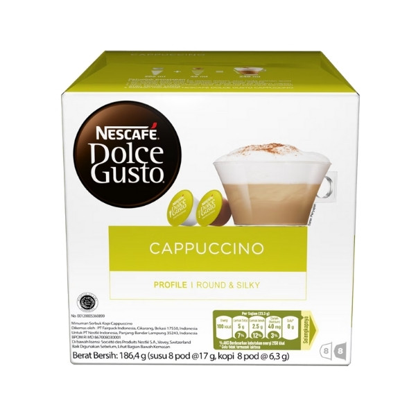 

NESCAFE DOLCE GUSTO CAPPUCINO 12'S