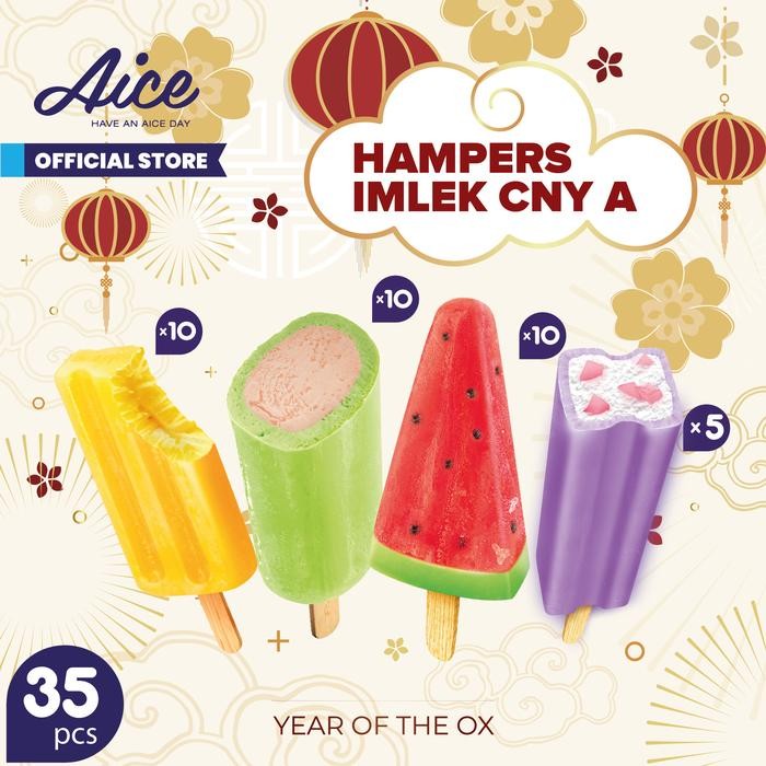 

OR6T Paket Hampers Imlek Cny Chinese New Year Aice Ice Cream A Total 35 Pcs