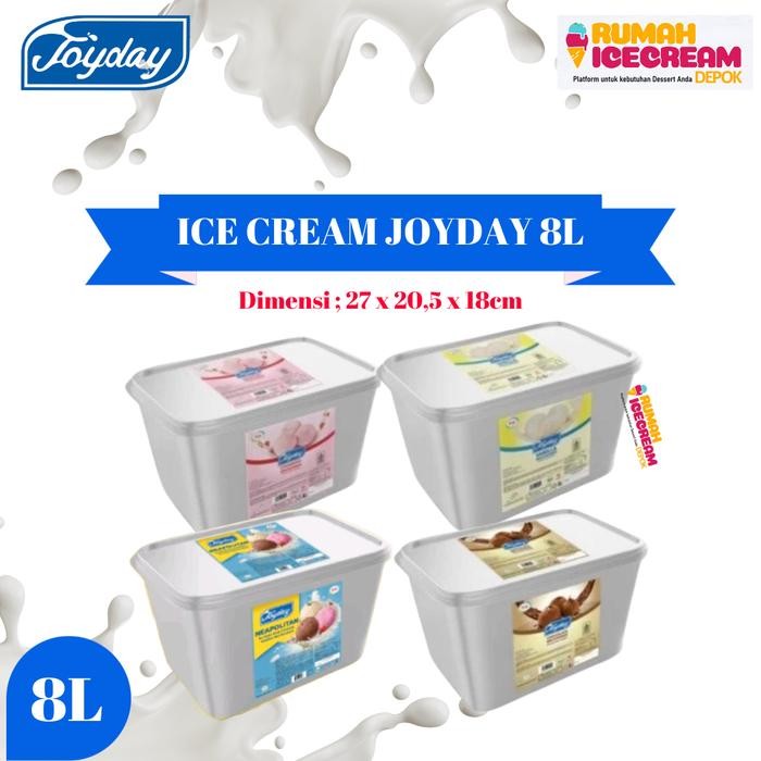 OR6T Ice Cream/Eskrim Joyday Bucket Ukuran 8 Liter