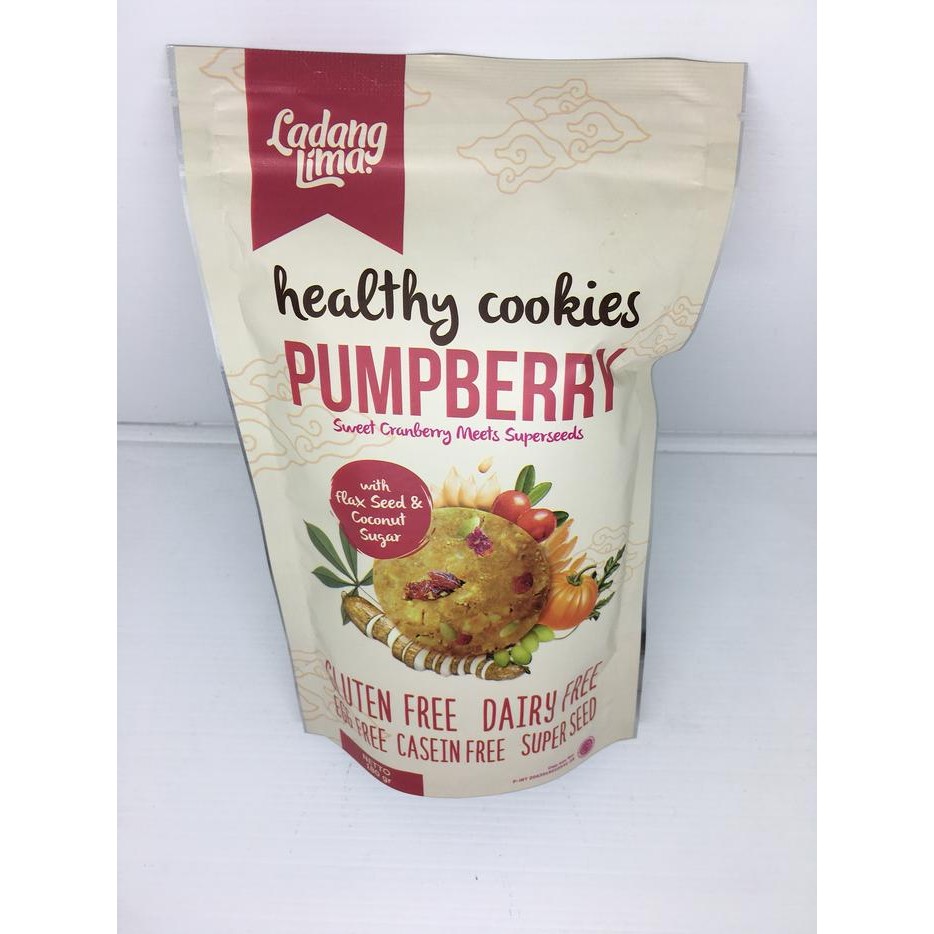 

OR6T Ladang Lima Gluten Free Pumpberry Cookies 180 Gram