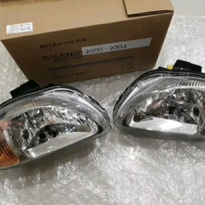 SUZUKI BALENO 2000 2001 2002 LAMPU BESAR DEPAN HEADLAMP SET
