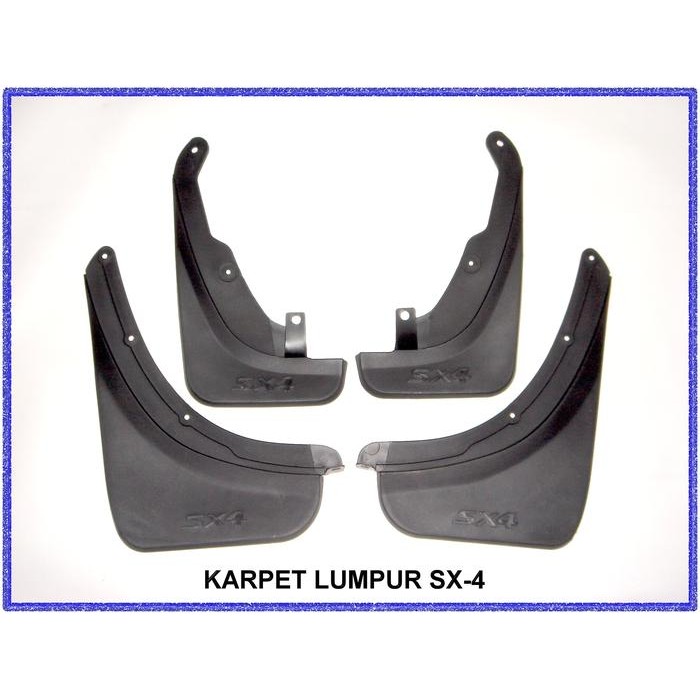 mudguard/karpet lumpur suzuki sx4/x-over