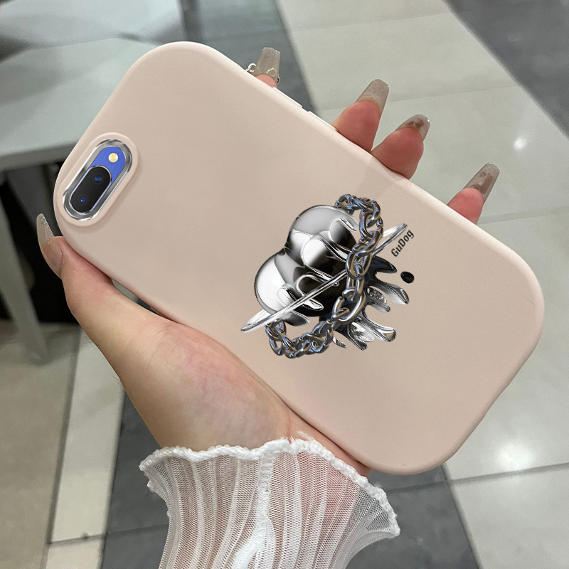Casing Hp Untuk OPPO A5 A3s A12E Realme C1 Case Casing pola Rantai kepribadian Kasing HP Kesing bula