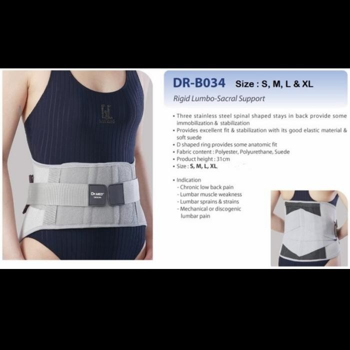 KORSET TULANG BELAKANG LSO RIGIT LUMBAL DR. MED B034