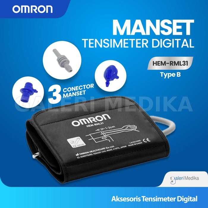 TERBARU Manset Tensimeter Digital Omron HEM-RML31 Type B Manset Omron Jumbo