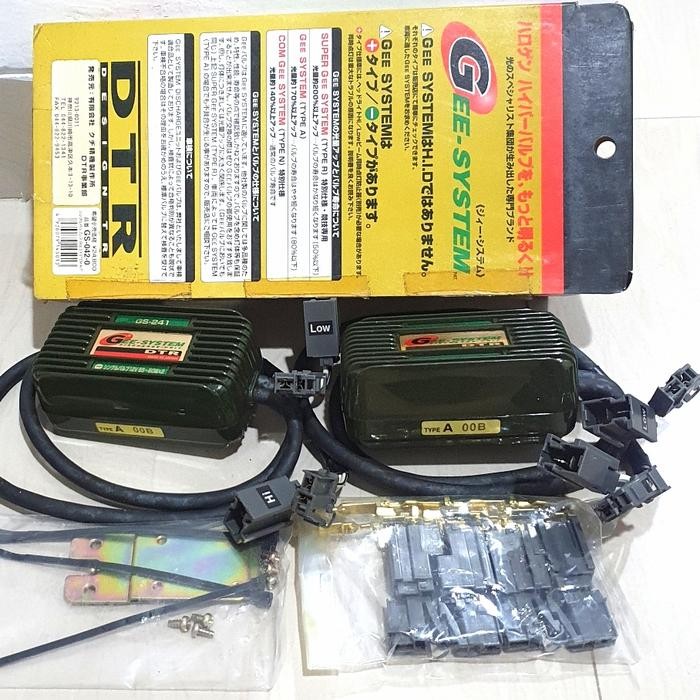 Kabel Relay Set Gee System Japan Lampu Headlamp Mbl Type H1,H3,Hb4,H7