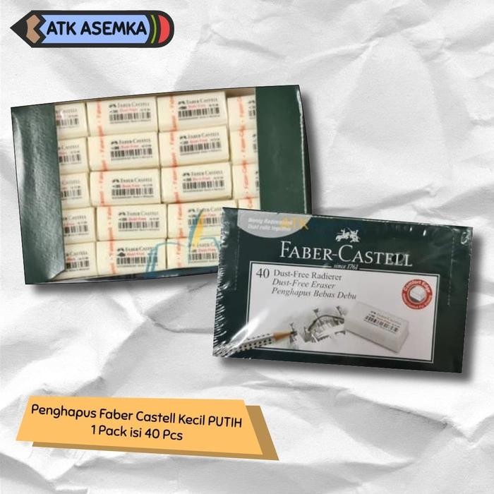 

Penghapus Faber Castell Kecil Putih / Faber Castle 1Dus
