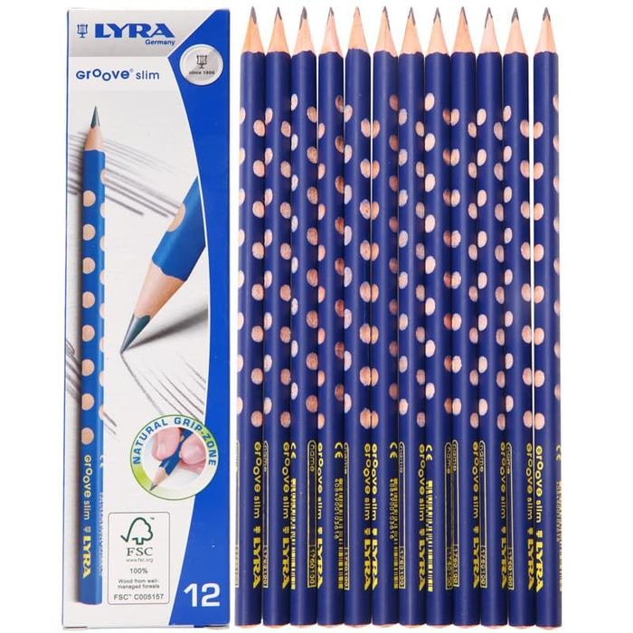 

Lyra Groove Slim Graphite Isi 12 Pcs