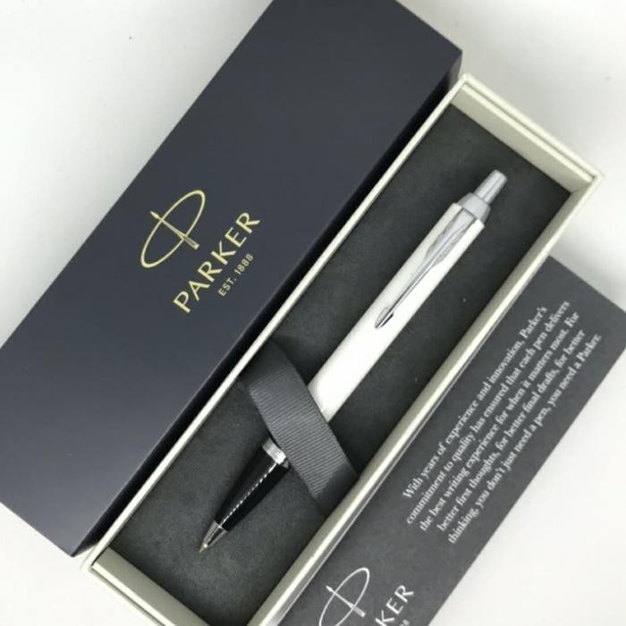 

Pen Parker New Im White Ct Ballpoint M.Blk Tb