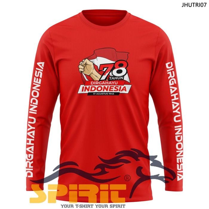 Kaos 17 Agustus 2023 KAOS 17 AGUSTUS 78 Indonesia Merdeka PANJANG