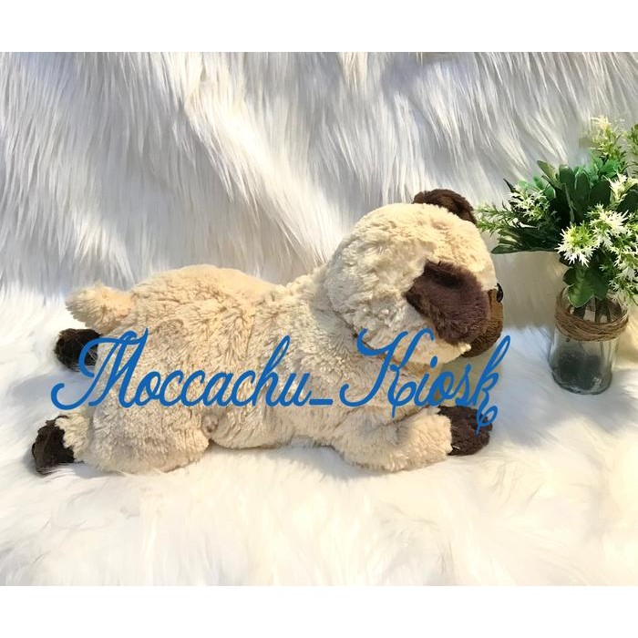 Sunlemon Plush Doll Hiza Wanko Pug / Boneka Anjing Pug