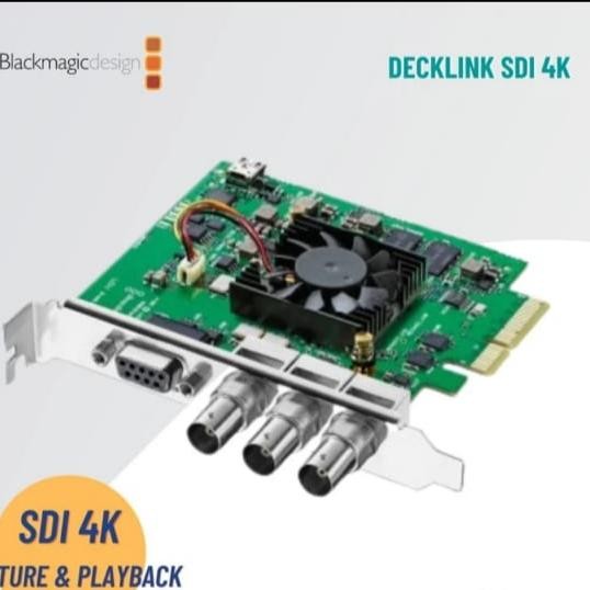 Black Design Decklink Sdi 4K Capture & Playback Card