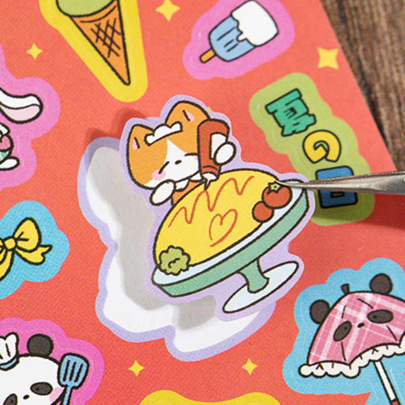 

2Style 20Sheets/book Munchkin Universe Extreme Sticker Book DIY Handbook Material Creative