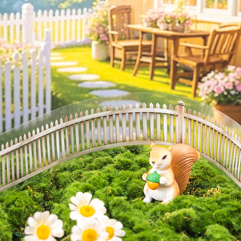 

2Style 3Rolls/bag Sunny Fence Series Landscaping Tape Handbook Material Beauty Tape DIY