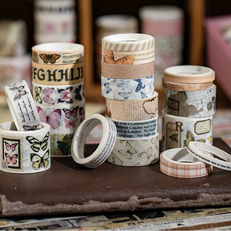 

Mr.Paper 2Style 21Rolls/bag Kawaii washi tapes tape set Korean cartoon Decorative Masking tape