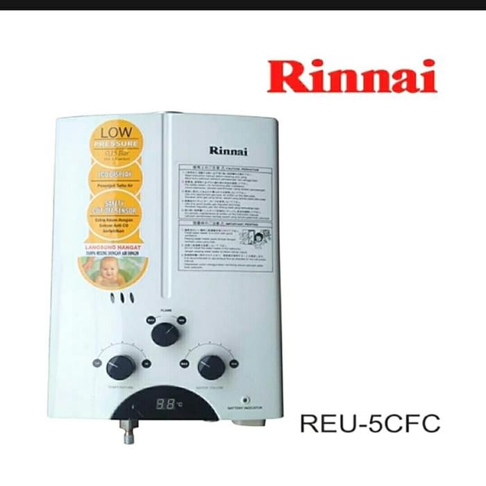 Pemanas Air Gas LPG Rinnai REU -5CFC Water Heater Rinnai Gas