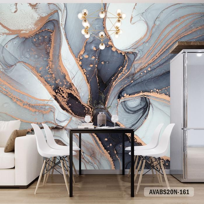 Wallpaper Marble-Wallpaper 3D Custom Marble- Wallpaper Dinding Marble