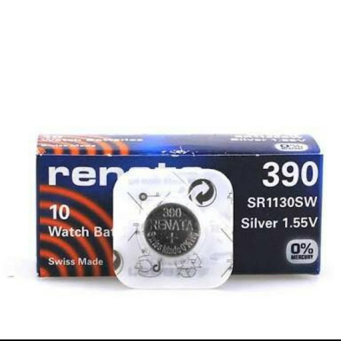 RYLU Baterai Batre Lr1130 Sr1130Sw 390 Renata Original Swiss Jam Swatch