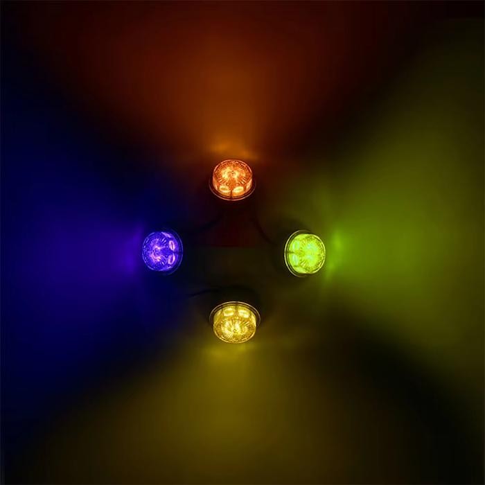 Lampu Led Roy Warning Light Mobil Truk 12volt 24volt Universal 2 Mode Strobo Pu