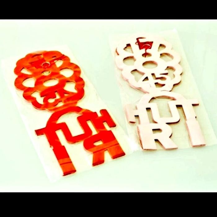 (Allthebest) Dekorasi Hiasan Agustusan Pawai Sepeda Garland Tarik Aksesoris Dirgahayu RI