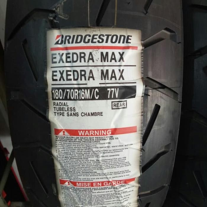 BAN LUAR BRIDGESTONE BATTLAX EXEDRA MAX UKURAN 180/70-16 BATTLAX