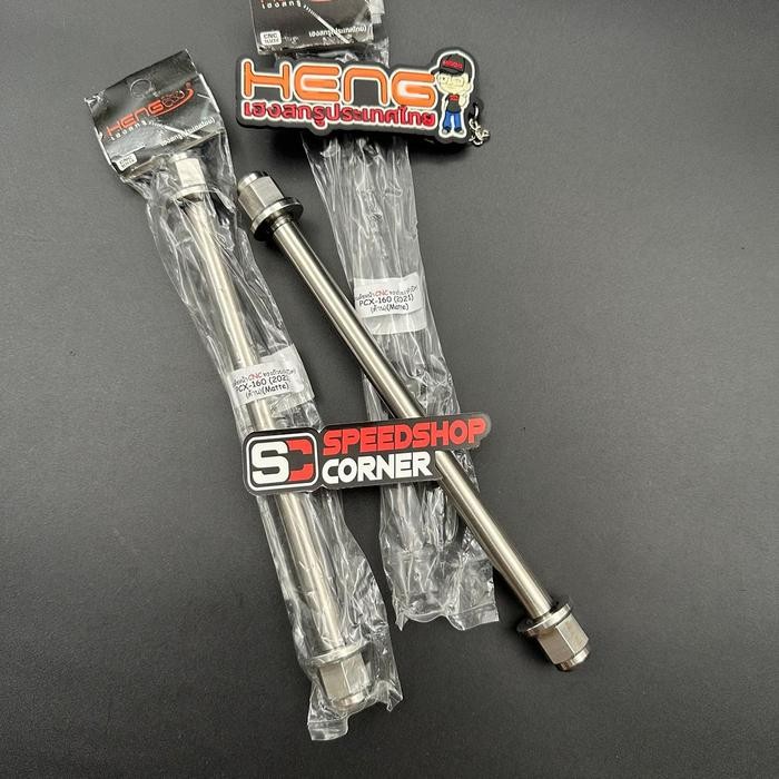 As roda depan Probolt PCX ADV 160 Stainless Matte CNC Original HENG Thailand As roda Probolt HENG
