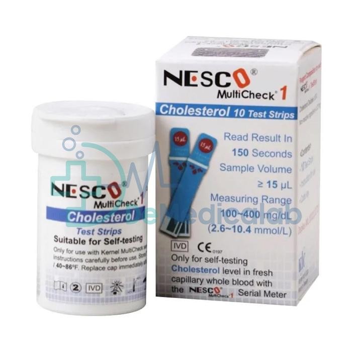 KEQZ Strip Nesco Cholesterol Isi 10 / Nesco Cholesterol