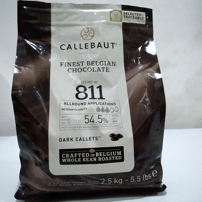 

4ZMI Callebaut 811 Dark Chocolate 54% / Coklat Hitam 200Gr