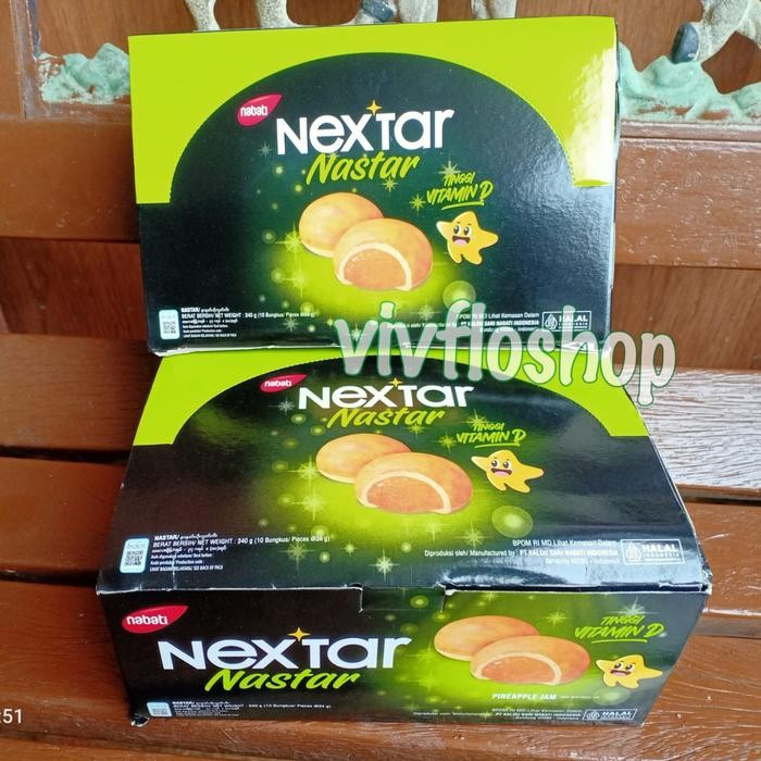 

4ZMI Grosir & Ecer Biskuit Nextar (Nanas/Brownies) Kemasan Box (10 X 42 Gr)