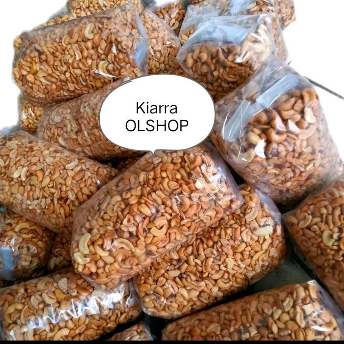 

4ZMI Kacang Mete Matang 1Kg Patahan (Termurah) Snack Food Cemilan Goreng