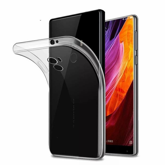 [HANYA CASING ] Phone Case Compatible With CASE XIAOMI MI MIX 1 ULTRATHIN CLEAR TRANSPARANT HIGH