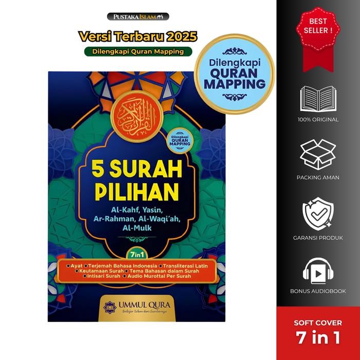 

SIAPKIRIM Buku 5 SPilihan (Al-Kahfi, Yasin, Al-Mulk, Ar-Raan, Al-Waqiah) Lengkap Audio & Qur'an