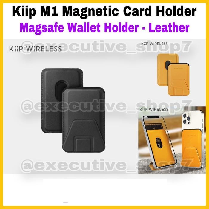 

SIAPKIRIM Kiip M1 Magnetic Card er - Magsafe Wet er - Leather READY STOCK