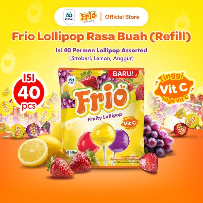 

IOI2 Frio Permen Rasa Buah Candy Bag - 40 Pcs