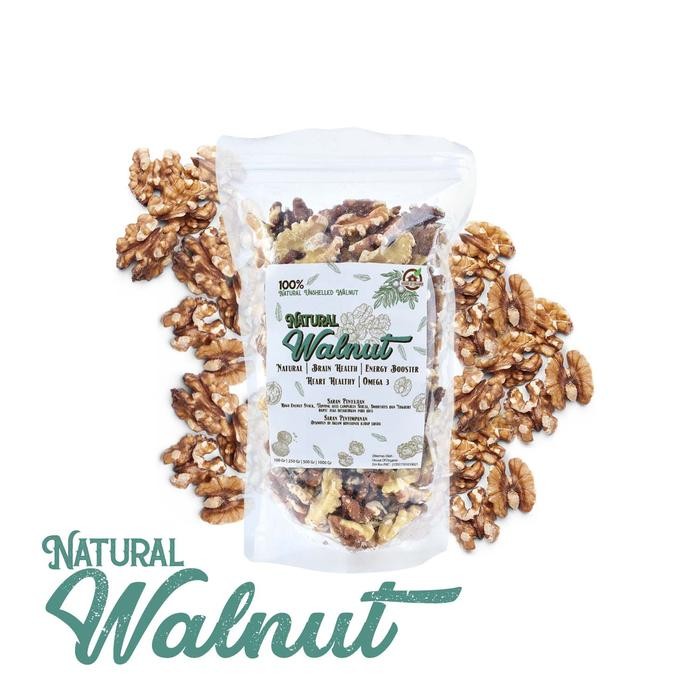 

IOI2 Natural Walnut Mentah 250 Gr - Camilan Sehat & Bergizi